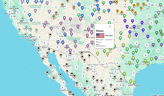 Cities Map
